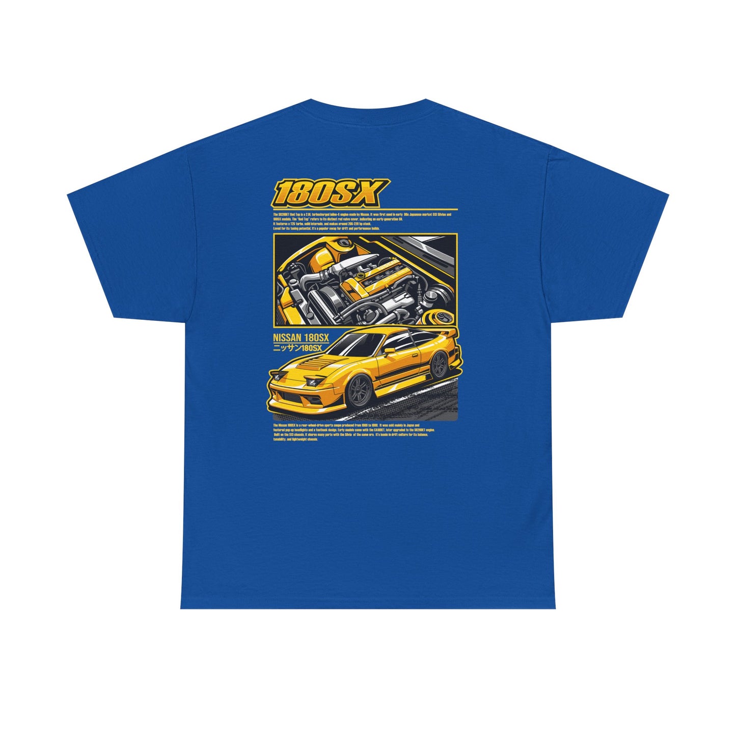 180SX SR20DET T-SHIRT - YELLOW EDITION