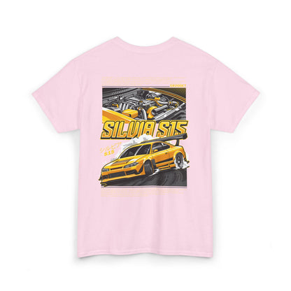 SILVIA S15 SR20DET T-SHIRT - YELLOW EDITION