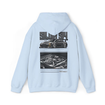 Nissan Silvia S15 SR20DET Hoodie – Charcoal Grey Edition
