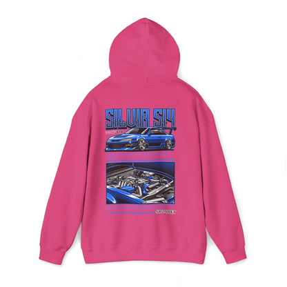 Nissan Silvia S14 SR20DET Hoodie – Blue Edition