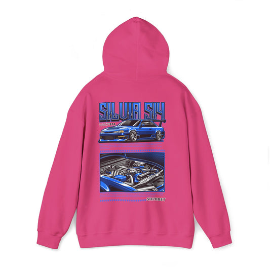 Nissan Silvia S14 SR20DET Hoodie – Blue Edition