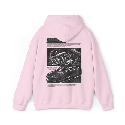 Nissan 180SX SR20DET Hoodie – Charcoal Grey Edition