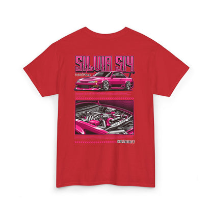 SILVIA S14 SR20DET T-SHIRT - PINK EDITION