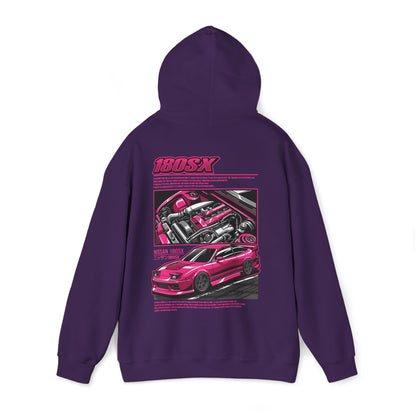 Nissan 180SX SR20DET Hoodie – Pink Edition