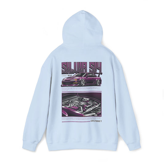 Nissan Silvia S14 SR20DET Hoodie – Purple Edition