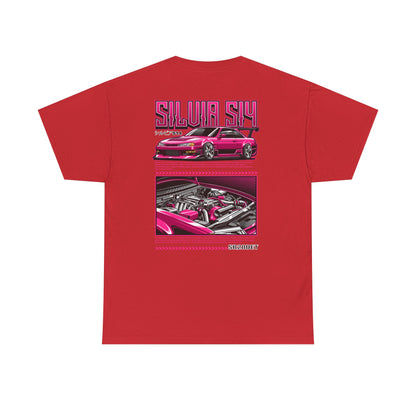 SILVIA S14 SR20DET T-SHIRT - PINK EDITION