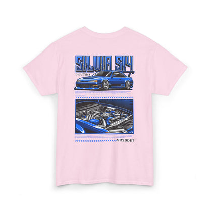 SILVIA S14 SR20DET T-SHIRT - BLUE EDITION