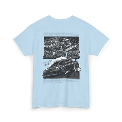 SILVIA S15 SR20DET T-SHIRT – CHARCOAL GREY EDITION