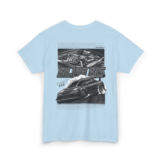SILVIA S15 SR20DET T-SHIRT – CHARCOAL GREY EDITION