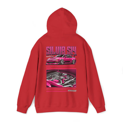 Nissan Silvia S14 SR20DET Hoodie – Pink Edition