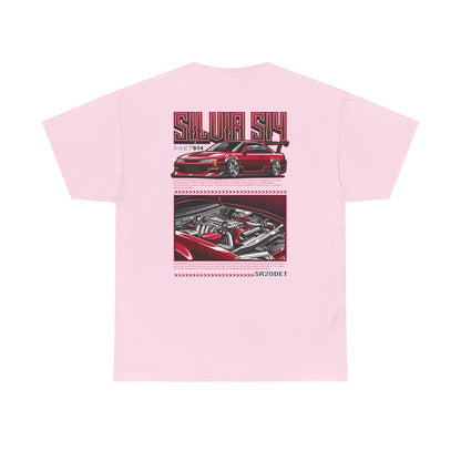 SILVIA S14 SR20DET T-SHIRT - RED EDITION