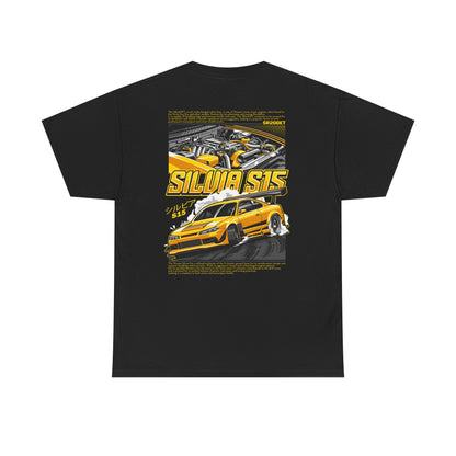 SILVIA S15 SR20DET T-SHIRT - YELLOW EDITION