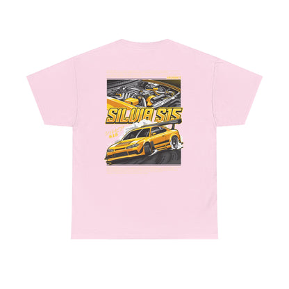 SILVIA S15 SR20DET T-SHIRT - YELLOW EDITION