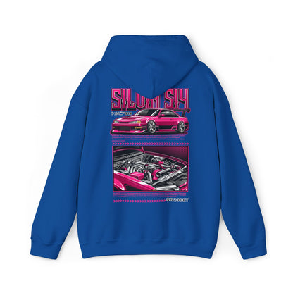 Nissan Silvia S14 SR20DET Hoodie – Pink Edition