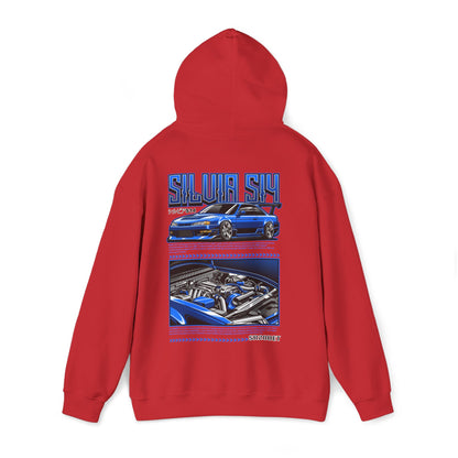 Nissan Silvia S14 SR20DET Hoodie – Blue Edition