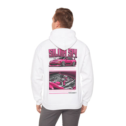 Nissan Silvia S14 SR20DET Hoodie – Pink Edition