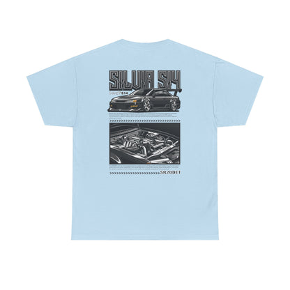 SILVIA S14 SR20DET T-SHIRT - CHARCOAL GREY EDITION