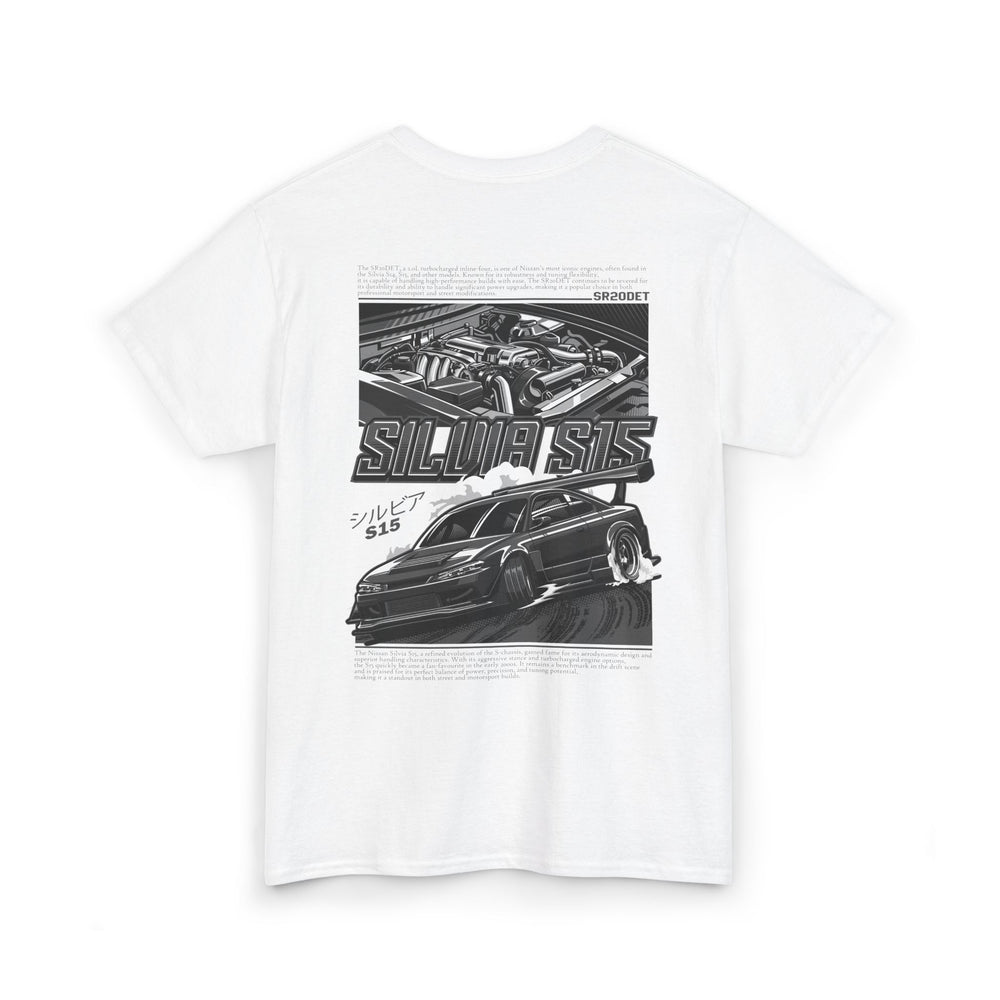 SILVIA S15 SR20DET T-SHIRT – CHARCOAL GREY EDITION