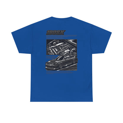 180SX SR20DET T-SHIRT - CHARCOAL GREY EDITION