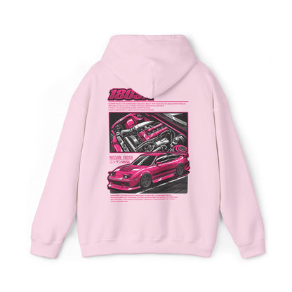Nissan 180SX SR20DET Hoodie – Pink Edition
