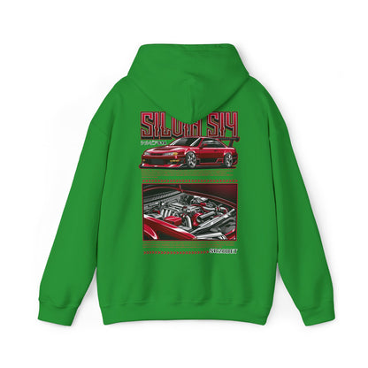 Nissan Silvia S14 SR20DET Hoodie – Red Edition