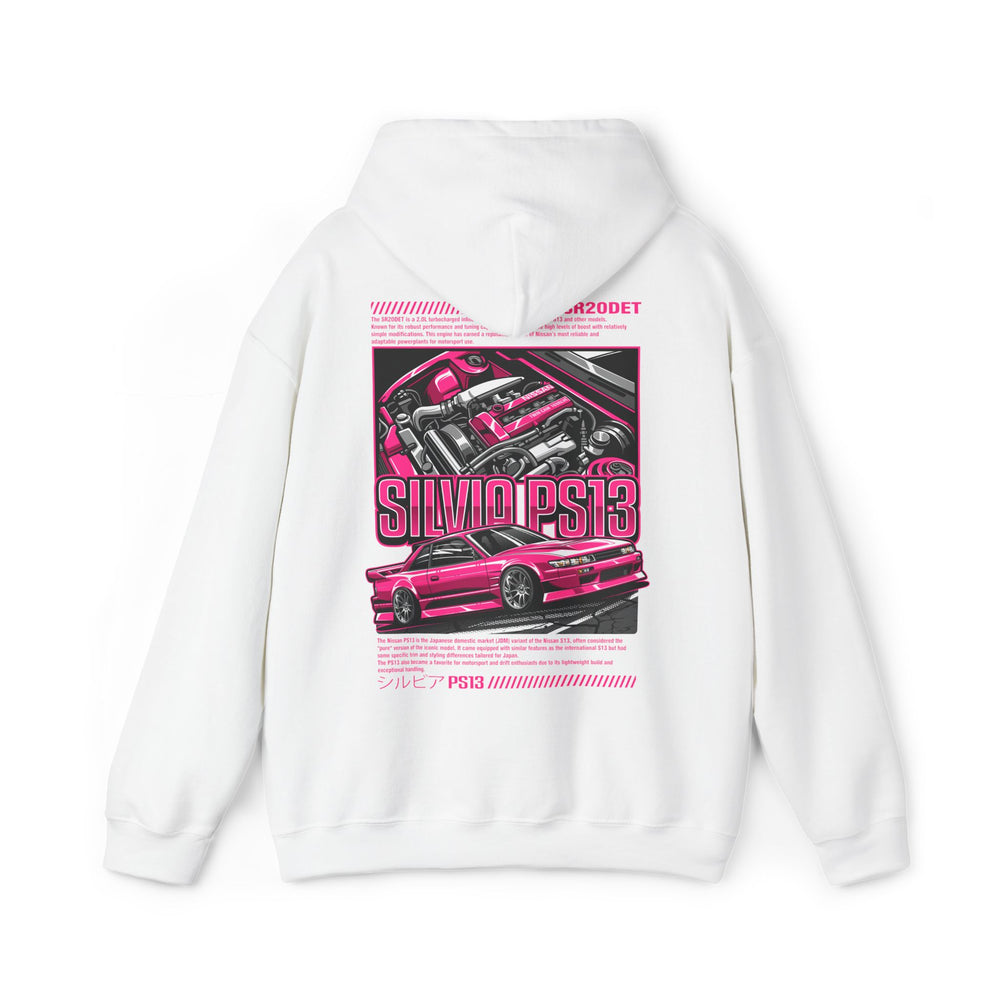 Nissan Silvia PS13 SR20DET Hoodie – Pink Edition