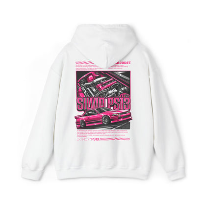 Nissan Silvia PS13 SR20DET Hoodie – Pink Edition
