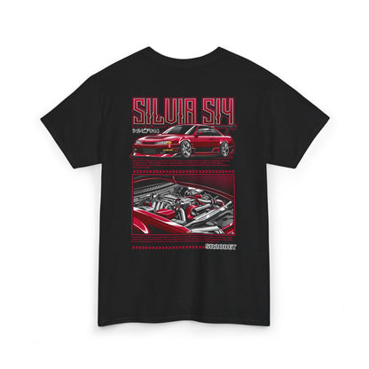 SILVIA S14 SR20DET T-SHIRT - RED EDITION