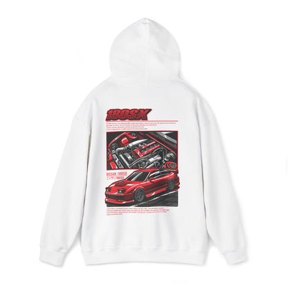 Nissan 180SX SR20DET Hoodie – Red Edition