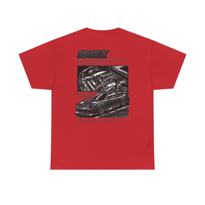 180SX SR20DET T-SHIRT - CHARCOAL GREY EDITION
