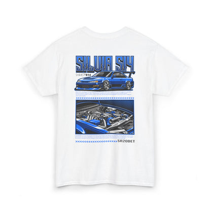 SILVIA S14 SR20DET T-SHIRT - BLUE EDITION