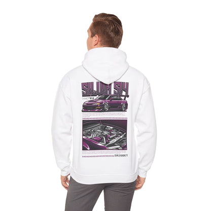 Nissan Silvia S14 SR20DET Hoodie – Purple Edition