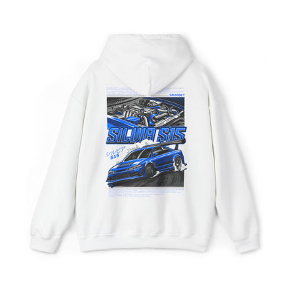 Nissan Silvia S15 SR20DET Hoodie – Blue Edition