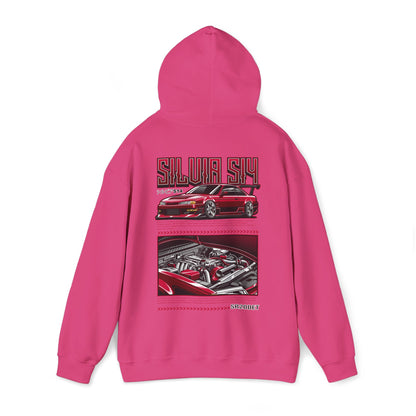 Nissan Silvia S14 SR20DET Hoodie – Red Edition