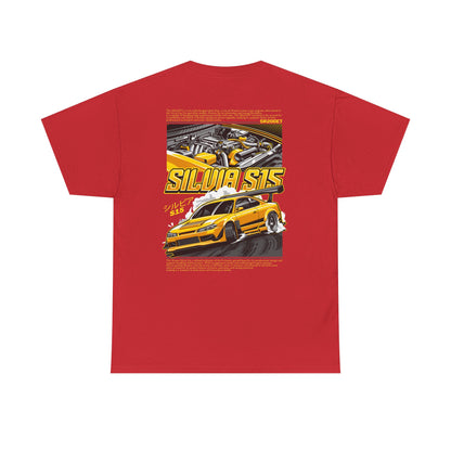 SILVIA S15 SR20DET T-SHIRT - YELLOW EDITION