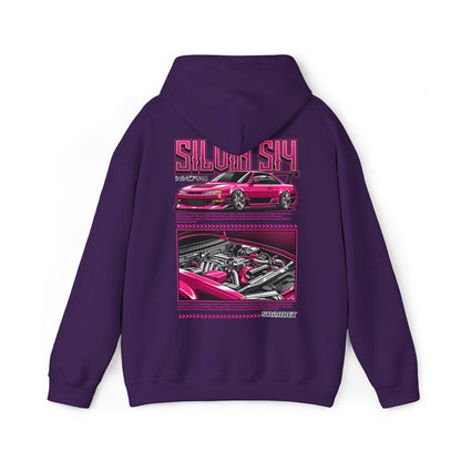 Nissan Silvia S14 SR20DET Hoodie – Pink Edition