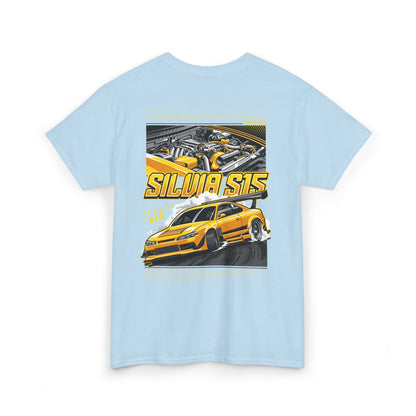 SILVIA S15 SR20DET T-SHIRT - YELLOW EDITION