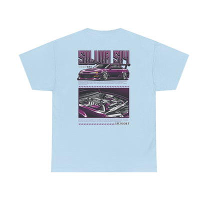 SILVIA S14 SR20DET T-SHIRT - PURPLE EDITION