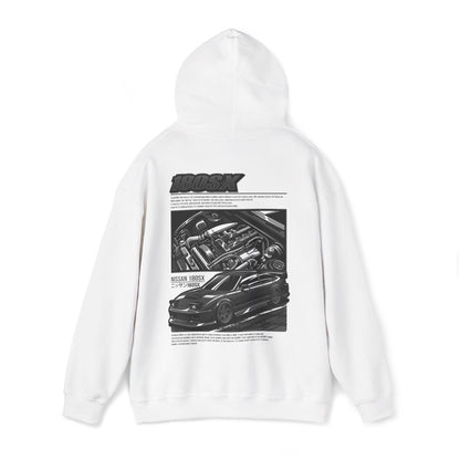 Nissan 180SX SR20DET Hoodie – Charcoal Grey Edition