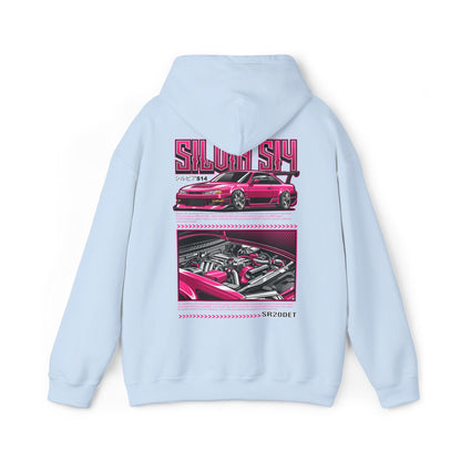 Nissan Silvia S14 SR20DET Hoodie – Pink Edition