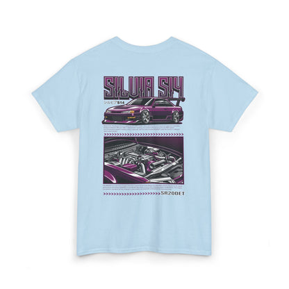 SILVIA S14 SR20DET T-SHIRT - PURPLE EDITION