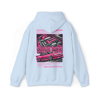 Nissan Silvia PS13 SR20DET Hoodie – Pink Edition