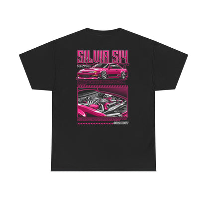 SILVIA S14 SR20DET T-SHIRT - PINK EDITION