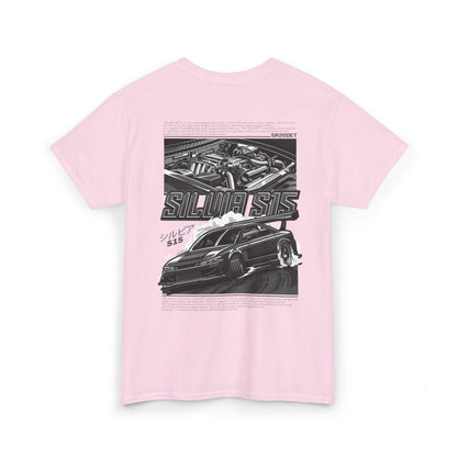 SILVIA S15 SR20DET T-SHIRT – CHARCOAL GREY EDITION