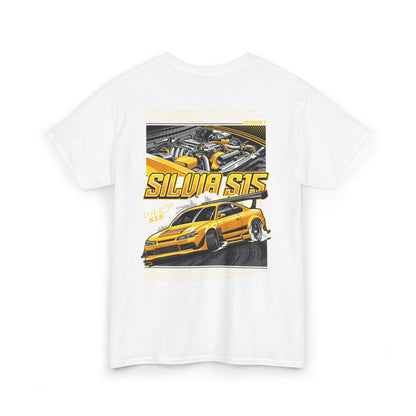 SILVIA S15 SR20DET T-SHIRT - YELLOW EDITION