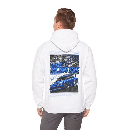 Nissan Silvia S15 SR20DET Hoodie – Blue Edition