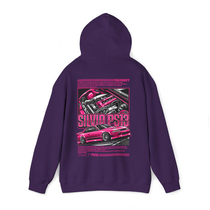 Nissan Silvia PS13 SR20DET Hoodie – Pink Edition