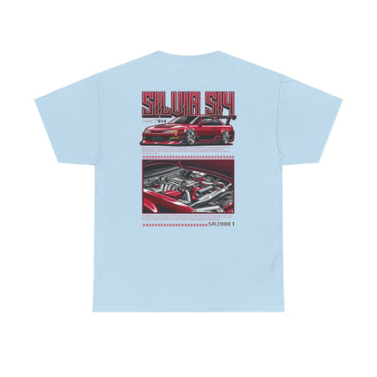 SILVIA S14 SR20DET T-SHIRT - RED EDITION