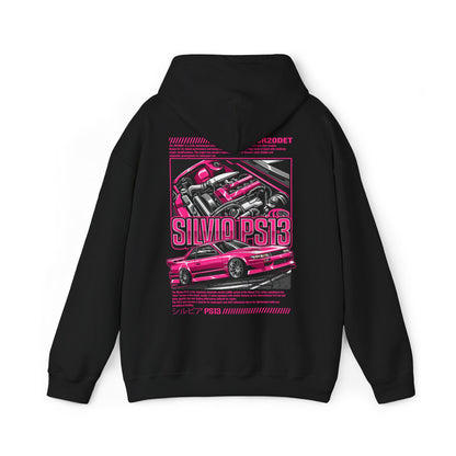 Nissan Silvia PS13 SR20DET Hoodie – Pink Edition